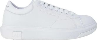 A|X Armani Exchange Leren Sneakers - Heren - Sneakers - Wit - 46 EU - Leer - Schoenen
