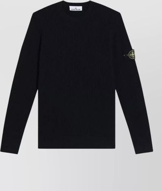 Stone Island ribbed wool sweater