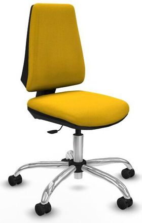 Piqueras y Crespo Piqueras Y Crespo - Elche Cp Bali Amarillo Base Cromada Ruedas Nailon 65mm