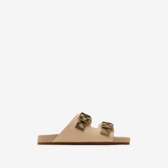Burberry Raffia-effect Urchin Sandals