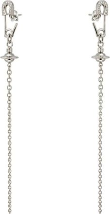 Vivienne Westwood Pendientes Amira - Accessories - Mujer - Gris - ONE SIZE
