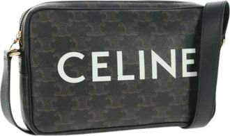 Celine Pre-owned Vintage Plastic Cross Body Bag - Dames - Vintage Schoudertas - Zwart - ONE Size - Vintage