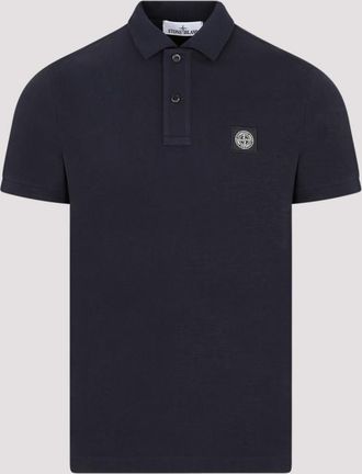Stone Island Navy Blue compass patch Polo