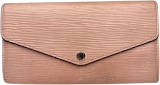 Louis Vuitton Pre-owned Leather Wallet - Dames - Vintage Accessoires - Roze - ONE Size - Leer - Vintage