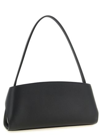 Ferragamo Hug Calfskin Leather Shoulder Bag - Black