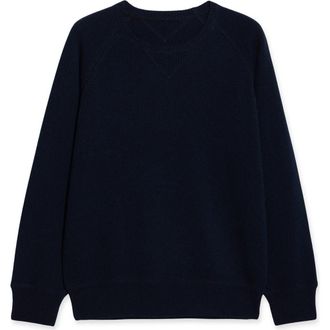 Fortela Harvard Crewneck Sweater in Navy Blue at Nordstrom, Size X-Large