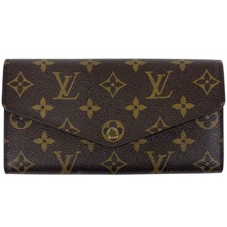 Louis Vuitton Brown Monogram Long Wallet (Bi-Fold) (Pre-Owned)