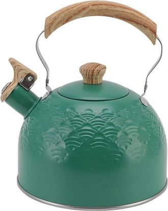 OEM Bouilloire Sifflante - Acier Inoxydable 304 - 2,5 L - Compatible Induction Gaz &Eacute;lectrique - Vert