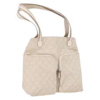Gucci Borsa a spalla in tela Pre-owned - - Pre-owned - Donna - Beige - ONE SIZE