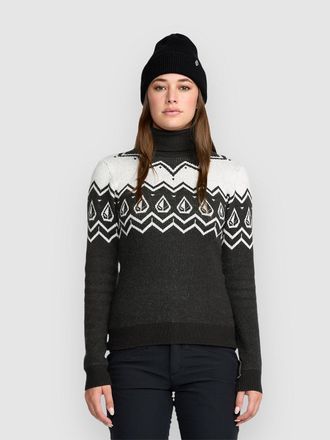 Volcom Fireside Strickpullover schwarz