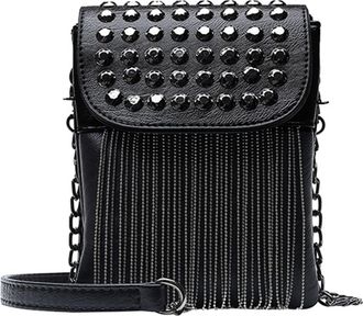 Generic Ladies Steampunk Shoulder Crossbody Bag Womens Bag Satchel Chain Shoulder for Girls to Use(1)