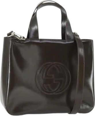 Gucci Pre-owned Tote Bags, female, Brown, Size: ONE SIZE Pre-owned Tote Bag