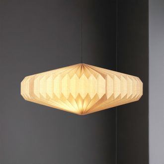 Jonathan Y Designs Nolan 21.25 Modern Vintage Honeycomb Shade LED Pendant Light, Natural