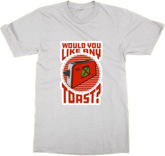 Generic Talkie Toaster Funny Sci-Fi Boys from The Dwarf T-Shirt (White, M)