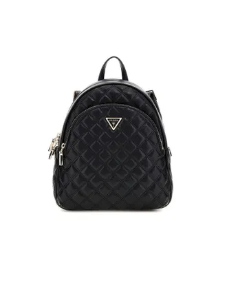 Guess Womens Backpack Black Polyurethane