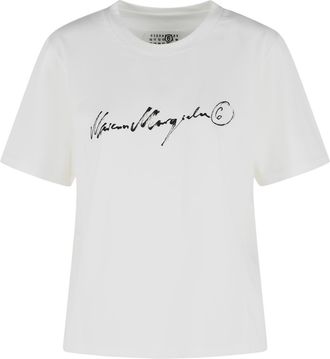 Maison Margiela White Cotton T-Shirt