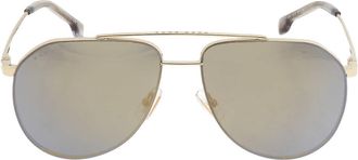HUGO BOSS Ivory Multilayer Pilot Mens Sunglasses BOSS 1326/S 0J5G/UE 60