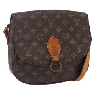 Louis Vuitton Pre-owned Vintage Canvas Cross Body Tas - Dames - Pre-owned - Bruin - Maat: ONE Size