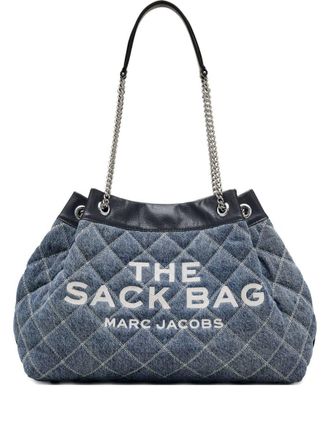 Marc Jacobs The Chain Sack Large Cotton Shoulder Bag