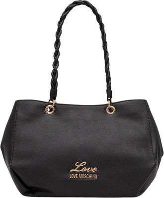 Love Moschino Tote Bag - Dames - Shoppers - Zwart - ONE Size - Leer - Tassen