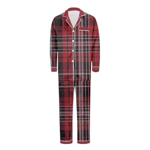 Generic Pyjama de Noël Famille Combinaison Pyjamas Maison Chaud