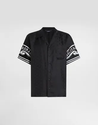 Tシャツ・カットソー Dolce & Gabbana 'Orologi' polo shirt (GXZ18TJBSKC HB5EP) Dolce & Gabbana Orologi Polo Shirt - Blue - Men