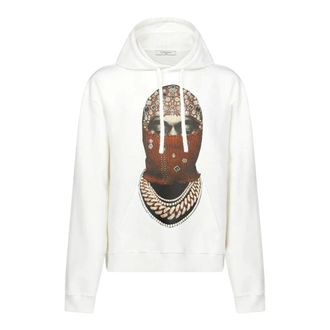 Ih Nom Uh Nit Mask Jewelry Print Hoodie - Heren - Sweatshirts & Hoodies - Wit - Maat: M Katoen