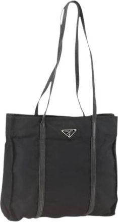 Prada Pre-owned Tote Bags, female, Black, Size: ONE SIZE Pre-owned Vintage Tote Bag