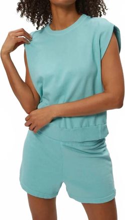 Michael Stars Shiloh High Waist Shorts In Serene
