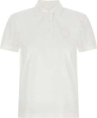 Brunello Cucinelli White Coat Of Arms Solomeo Polo