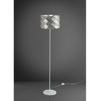 Linea Zero Base Y V&aacute;stago Plata En Metal Cm. 40x153h