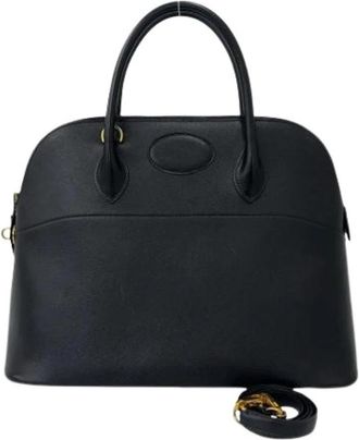 Herm&egrave;s Pre-owned Vintage Schoudertas - Dames - Vintage Handtas - Zwart - ONE Size - Leer - Vintage