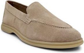 Chelsea Crew Lama Suede Loafer in Stone Suede at Nordstrom Rack, Size 10