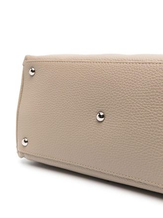 Zanellato Postina Daily Leather Shoulder Bag - Beige