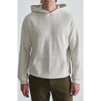 Mavi Cotton Blend Hoodie in Grey Melange at Nordstrom, Size Xx-Large