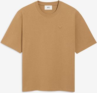 Ami Dickes Jersey-T-Shirt mit Logo