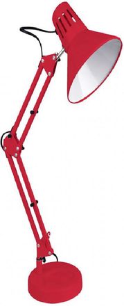 Trade Shop Trade Shop Traesio - Trade Shop - Lampada Da Scrivania Con Braccio Snodabile Attacco E27 Luce Tavolo Per Ufficio - Rojo