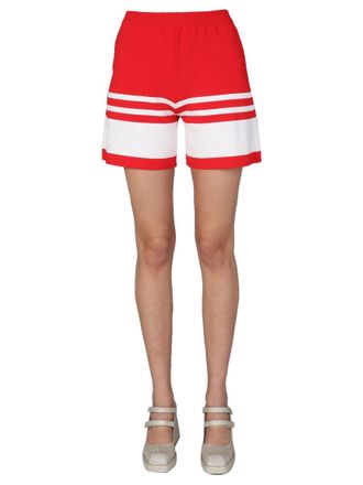 Moschino Sailor Mood Bermuda Shorts - Red
