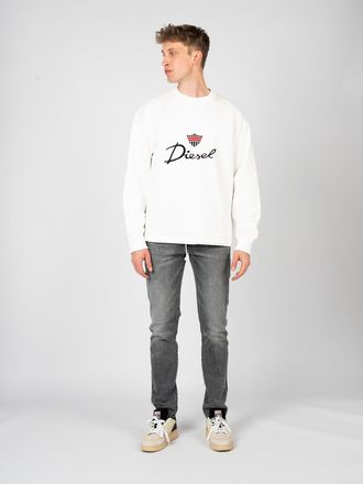 Diesel blouse S-Macsless Mannen Wit