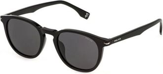 Police Sunglasses, male, Black, 52 MM, Champ 13 Sunglasses