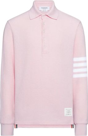 Thom Browne Polo in piqu&eacute; - Rosa