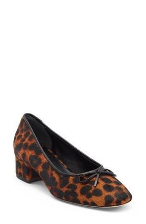 Reformation Terry Ballet Pump in Leopard Haircalf at Nordstrom Rack, Size 7.5