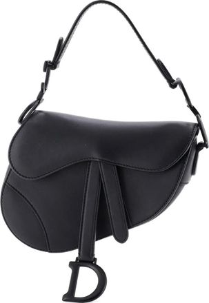 Dior Ultra Matte Saddle Handbag Leather Mini shoulder bag - Nero