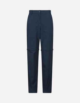 Mountain Warehouse Womens Mountain Warehouse Womens/Ladies Delta Stretch Zip-Off Trousers - Navy - Size: 16/32in
