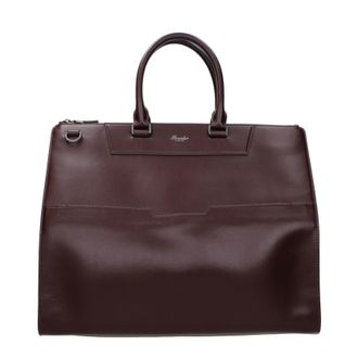 Pineider Herens Werktassen Bruin/Rum Leer