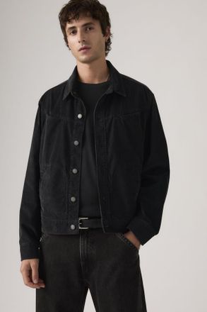 Levi's Market Miners Trucker Jacket - Hombre - XL - Negro / Dark Phantom