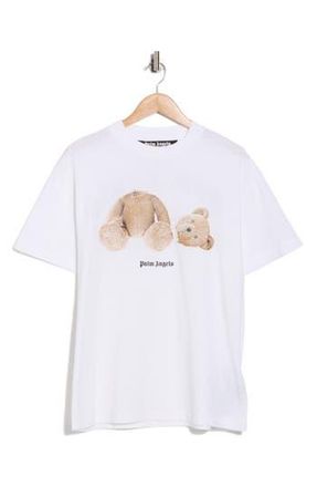 Palm Angels Beheaded Teddy Bear Graphic T-Shirt in White Brown at Nordstrom Rack, Size Small