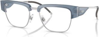 Diesel 55mm Square optical glasses in Blue at Nordstrom