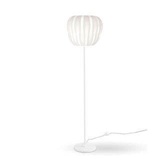 Linea Zero L&aacute;mpara Pie Pie Metal Blanco Cm. 42x172h