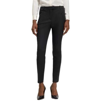 HUGO BOSS Dames/Dames Anaita Slim Broek (Zwart)
